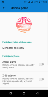 Blokada ekranu | Odciski palców Blokada ekranu | Odciski palców
