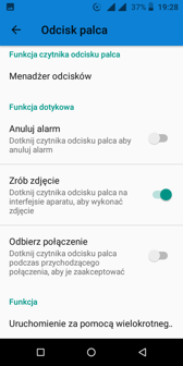 Blokada ekranu | Odciski palców Blokada ekranu | Odciski palców