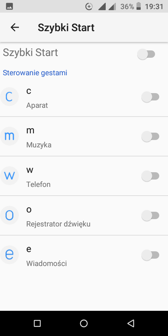 Wybrane funkcje interfejsu Wybrane funkcje interfejsu