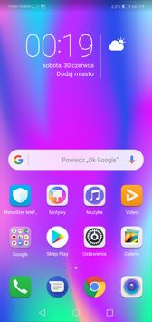 Ekran blokady | Ekran główny