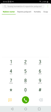 Dialer | Ustawienia | Połączenia głosowe