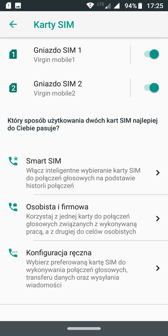Ustawienia dual-SIM | Połączenia głosowe