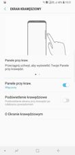 Ustawienia związane z obrazem | Ekran krawędziowy