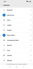 Powiadomienia, skróty, przełączniki, multitasking