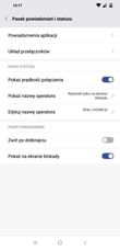 Menu ustawień