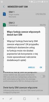 Ustawienia dual-SIM | Połączenia głosowe