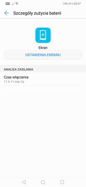 Czas pracy z włączonym ekranem | Wynik z PC Mark