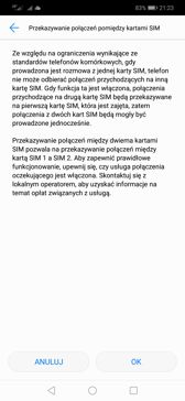 Opcje dualSIM | Połączenia głosowe