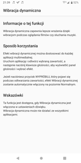 Ustawienia dźwięku | Odtwarzacz muzyki