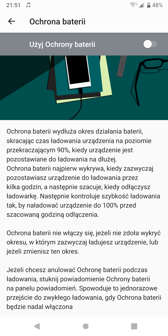 Ustawienia baterii