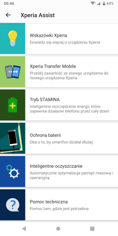 Xperia Assist | Boczny sensor | Ekran dostosowany do otoczenia