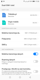 Obsługa dwóch kart SIM | Połączenia głosowe Obsługa dwóch kart SIM | Połączenia głosowe