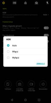 Interfejs aplikacji aparatu