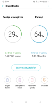 Wybrane funkcje interfejsu LG UX