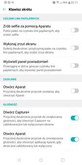 Wybrane funkcje interfejsu LG UX