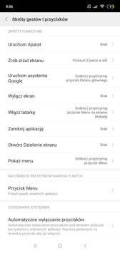 Wybrane funkcje interfejsu