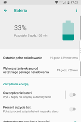 Czas pracy z włączonym ekranem | Wynik z PC Mark