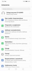 Elementy interfejsu EMUI