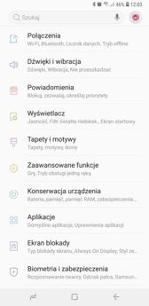 Skróty, opcje ustawień