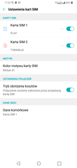Ustawienia dual SIM | Połączenia głosowe