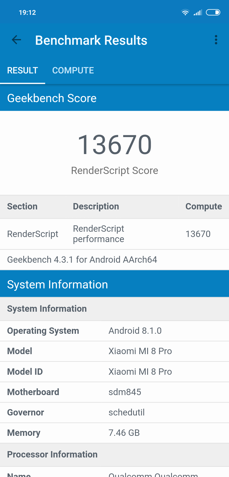 Wyniki benchmarków