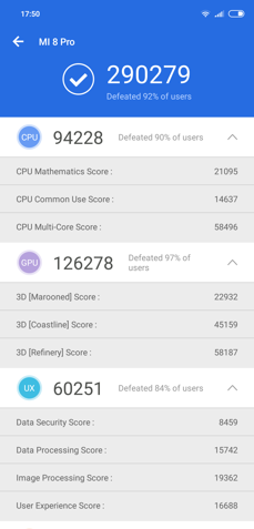 Wyniki benchmarków