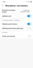 Ekran główny i jego opcje, menu ostatnich aplikacji i dzielenie ekranu