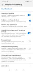 Huawei Mate 20 Pro - zabezpieczenia biometryczne