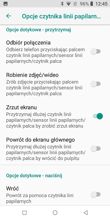 Menu ustawień