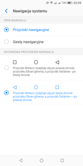 Wybrane funkcje interfejsu