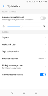 Ustawienia ekranu i personalizacja interfejsu