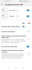 Obsługa dwóch kart SIM | Połączenia głosowe