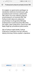 Obsługa dwóch kart SIM | Połączenia głosowe