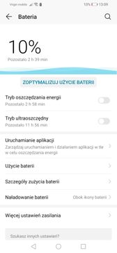 Zarządzanie baterią | Czas pracy z włączonym ekranem