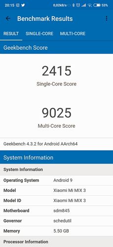 Wyniki benchmarków