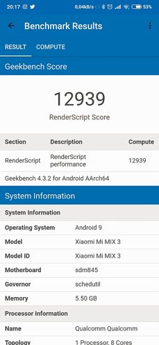 Wyniki benchmarków
