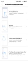 Menu ustawień