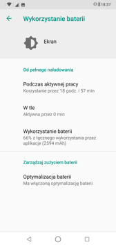 Czas pracy z włączonym ekranem | Wynik z PC Mark