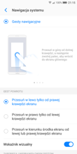 Elementy personalizacji | Funkcje związane z Wi-Fi | Gesty i ułatwienia