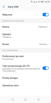Opcje dual SIM | Połączenia głosowe