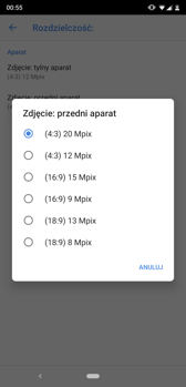 Aplikacja aparatu
