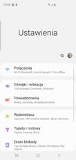 Menu ustawień