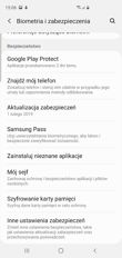 Menu ustawień