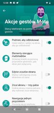 Dodatki Moto, gesty, Dolby Audio