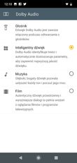 Dodatki Moto, gesty, Dolby Audio
