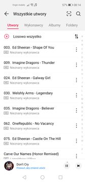Odtwarzacz muzyki