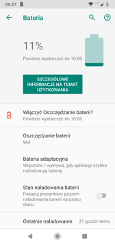 Zarządzanie zużyciem baterii | Wynik z Geekbench Zarządzanie zużyciem baterii | Wynik z Geekbench