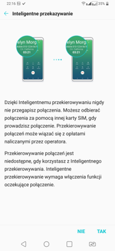 Obsługa dwóch kart SIM | Połączenia głosowe Obsługa dwóch kart SIM | Połączenia głosowe