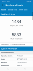 Wyniki benchmarków