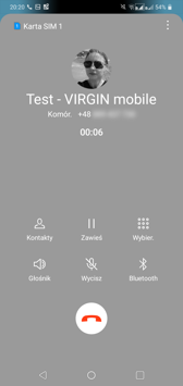 Obsługa dwóch kart SIM | Połączenia głosowe